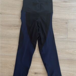 Nike Dri-FIT Black and Dark Blue Leggings